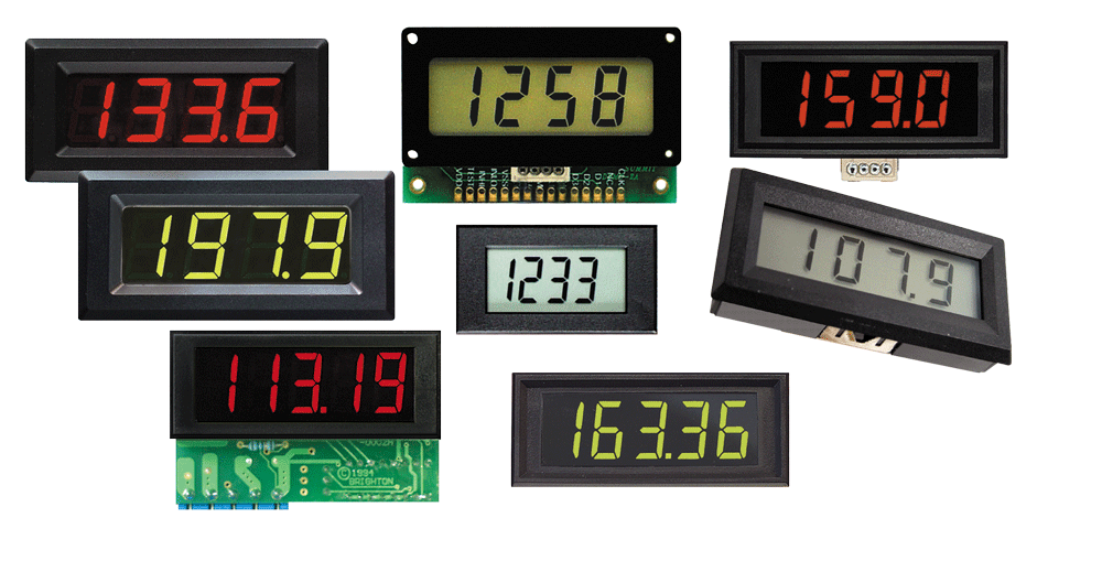 Digital Panel Meter - voltmeters, ammeters, frequency meters