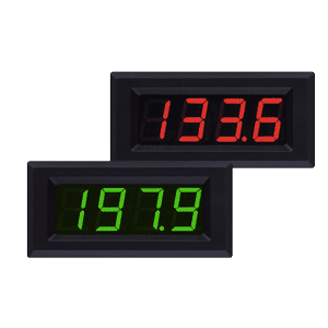 Panel meters - standard LED dc voltmeters