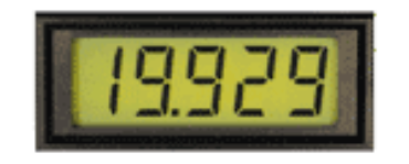 Bezel Mount Panel Meters - fixed range dc voltmeters